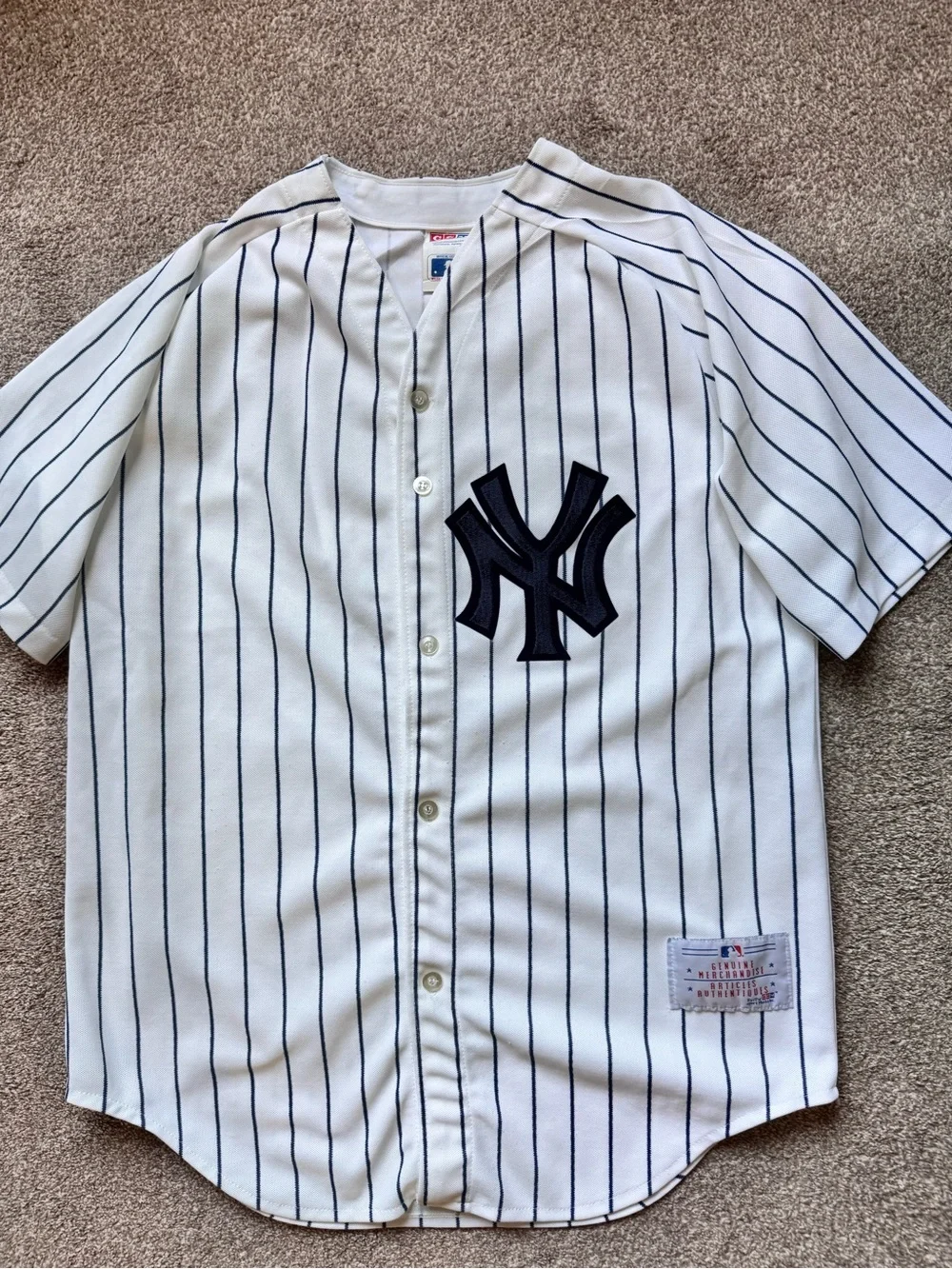 VTG 90’s CCM New York Yankees MLB Baseball Jersey Size Medium - Picture 2 of 12